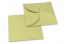 Enveloppe cadeau forme fleur - Vert lime | Paysdesenveloppes.ch