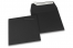 Enveloppes papier colorées - Noir, 160 x 160 mm | Paysdesenveloppes.ch