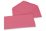 Enveloppes colorées pour cartes de voeux - rose, 110 x 220 mm | Paysdesenveloppes.ch