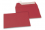 Enveloppes papier colorées - Rouge foncé, 114 x 162 mm | Paysdesenveloppes.ch