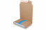 Emballages livres - envelopper l'emballage autour du livre - marron | Paysdesenveloppes.ch