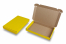 Boîte postale pliante extra-plate - jaune | Paysdesenveloppes.ch