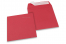 Enveloppes papier colorées - Rouge, 160 x 160 mm | Paysdesenveloppes.ch