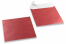 Enveloppes de couleurs nacrées - Rouge, 170 x 170 mm | Paysdesenveloppes.ch