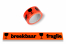 Ruban adhésif acrylique orange Breekbaar/Fragile  | Paysdesenveloppes.ch
