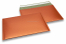 Enveloppes à bulles ECO métallisées mat colorées - orange 235 x 325 mm | Paysdesenveloppes.ch