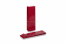 Sachets colorés avec soufflets - rouge 55 x 30 x 175 mm, 50 grammes | Paysdesenveloppes.ch