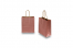 Sacs papier kraft avec anses rondes - rouge métallisé, 180 x 80 x 220 mm, 90 gr | Paysdesenveloppes.ch