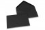 Enveloppes colorées pour cartes de voeux - noir, 125 x 175 mm | Paysdesenveloppes.ch