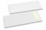 Pochettes à couverts blanc sans incision + blanc serviette en papier | Paysdesenveloppes.ch