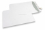 Enveloppes blanches en papier, 220 x 312 mm (EA4), 120gr, bande adhésive | Paysdesenveloppes.ch