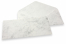 Enveloppes Marbre - 110 x 220 mm, marbré gris, sans doublure intérieure | Paysdesenveloppes.ch