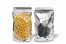 Sachets stand-up métalliques transparents - argent métallisé, 180 x 290 x 90 mm - 1000 ml | Paysdesenveloppes.ch