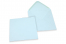 Enveloppes colorées pour cartes de voeux - bleu clair, 155 x 155 mm | Paysdesenveloppes.ch