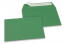 Enveloppes papier colorées - Vert foncé, 114 x 162 mm | Paysdesenveloppes.ch