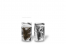 Sachets stand-up métalliques transparents - argent métallisé, 85 x 145 x 50 mm - 100 ml | Paysdesenveloppes.ch