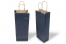 Sacs à vin en papier - bleu foncé | Paysdesenveloppes.ch