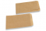 Pochettes cadeaux en papier kraft vergé - 100 x 160 mm | Paysdesenveloppes.ch