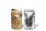 Sachets stand-up métalliques transparents - or métallisé, 130 x 225 x 70 mm - 500 ml | Paysdesenveloppes.ch