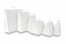 Sacs papier kraft avec anses plates - blanc, 6 formats | Paysdesenveloppes.ch