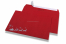 Enveloppes colorées pour Noël - Rouge, avec traîneau | Paysdesenveloppes.ch
