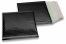 Enveloppes à bulles ECO métallique - noir 165 x 165 mm | Paysdesenveloppes.ch