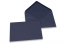 Enveloppes colorées pour cartes de voeux - bleu foncé, 114 x 162 mm | Paysdesenveloppes.ch