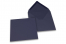 Enveloppes colorées pour cartes de voeux - bleu foncé, 155 x 155 mm | Paysdesenveloppes.ch