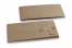 Enveloppes à fermeture Japonaise - 110 x 220 x 25 mm, kraft brun | Paysdesenveloppes.ch