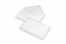 Enveloppes pour faire-part de décès - Blanc + Simple bordure, 120 x185 mm | Paysdesenveloppes.ch