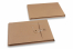 Enveloppes à fermeture Japonaise - 162 x 229 x 25 mm, marron | Paysdesenveloppes.ch