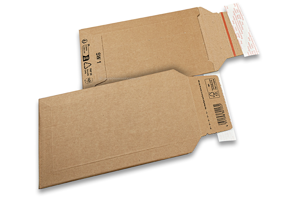 Enveloppes carton ondulé - 170 x 245 mm, SW1