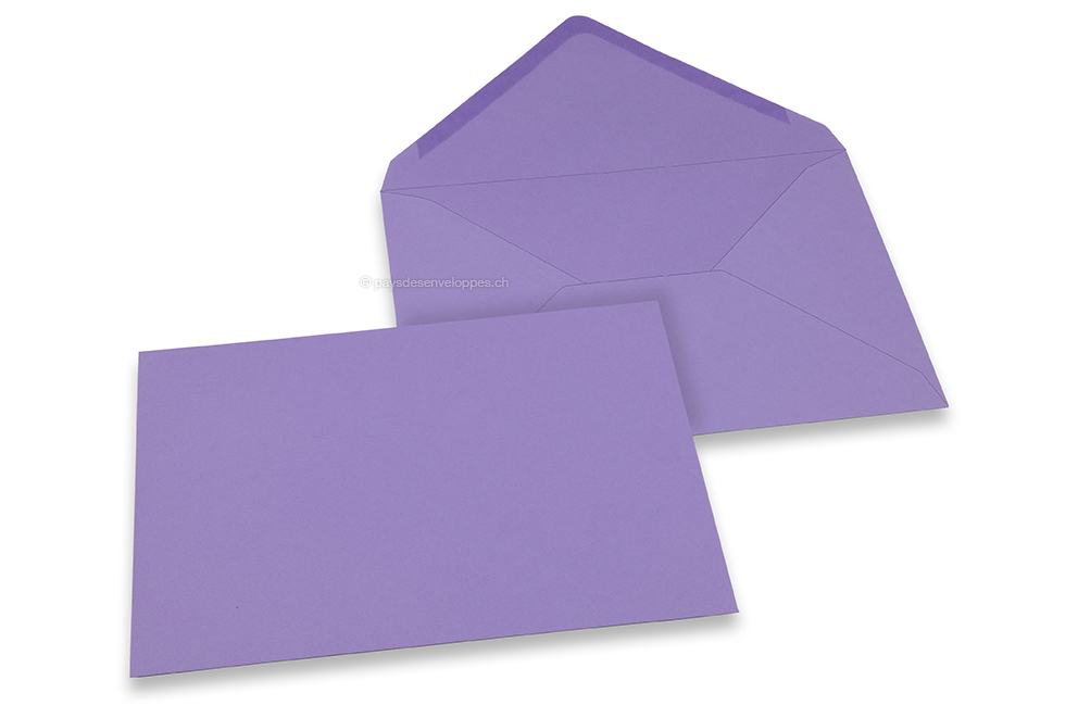 Enveloppes colorées pour cartes de voeux - violet, 162 x 229 mm