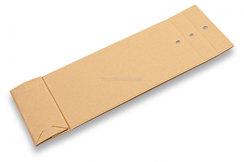 Sachet kraft pour échantillons - 100 x 245 x 40 mm
