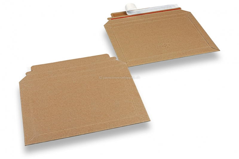 Enveloppes carton marron - 180 x 234 mm