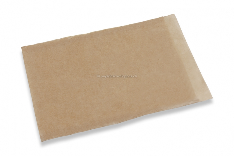 Sachets en papier cristal marron - 165 x 215 mm