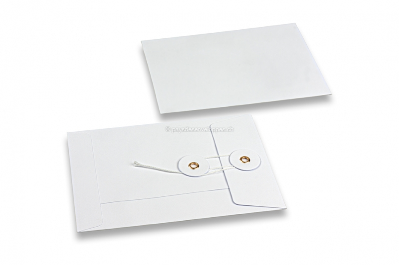 DULA - Enveloppes C6 format A6 blanc - 114 x 162 mm - 50 pièces -  Autocollant avec