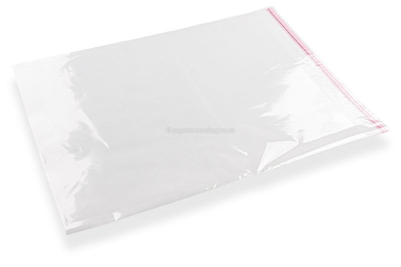Sachets cellophane transparents - 420 x 520 mm