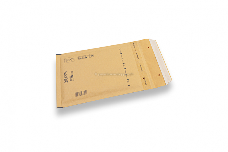 Enveloppes à bulles kraft marron (80 grs.) - 150 x 215 mm (C13)