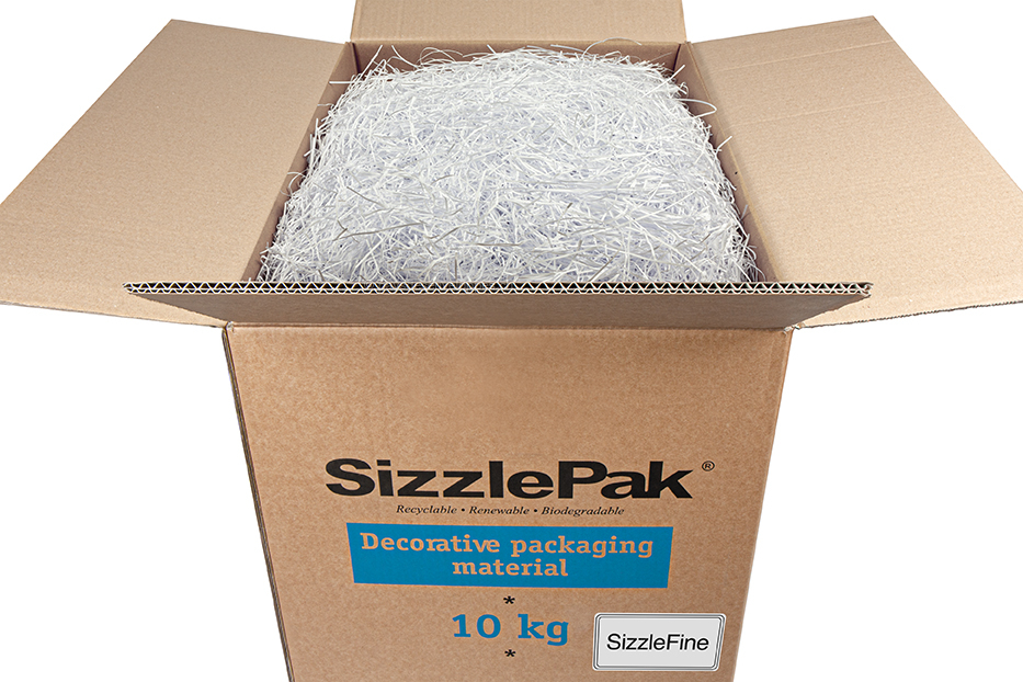 Frisure de Calage SizzlePak Fine - Blanc (10 kg)
