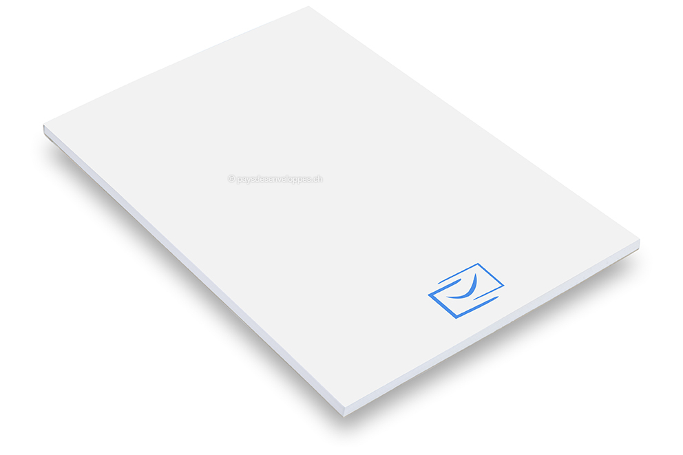 Bloc-notes personnalisé - 210 x 297 mm mm, sans couverture