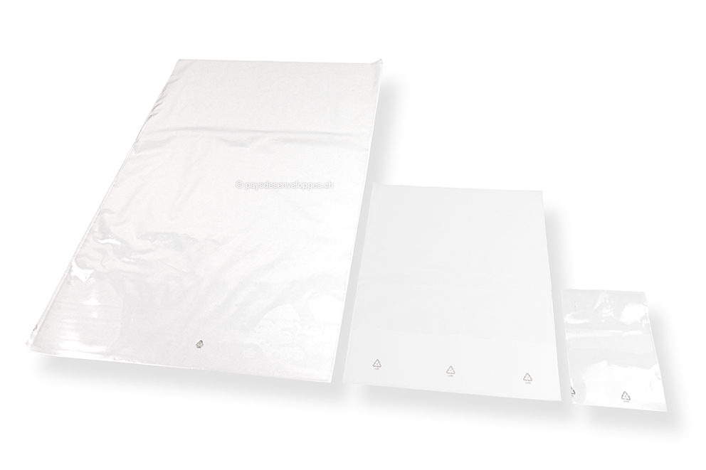 Sac plastique transparent