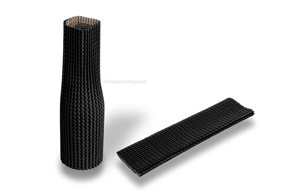  Étuis de protection noir  - 30 cm de hauteur : pour un diamètre de 7 à 9 cm