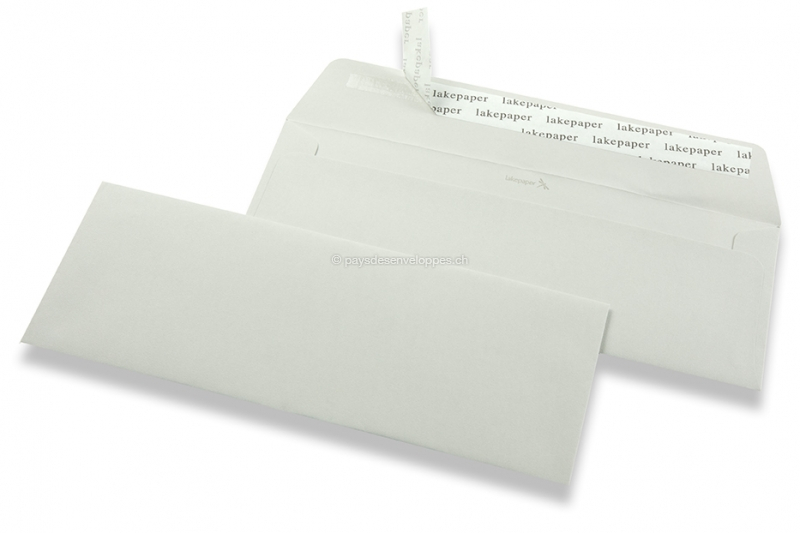 Gmund Lakepaper enveloppes The Kiss - Gris: Angle