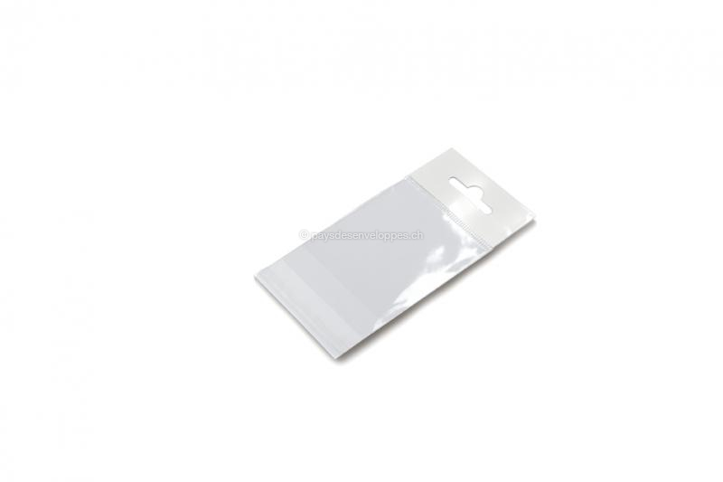 Sachets cellophane avec perforation euro 60 x 65 mm