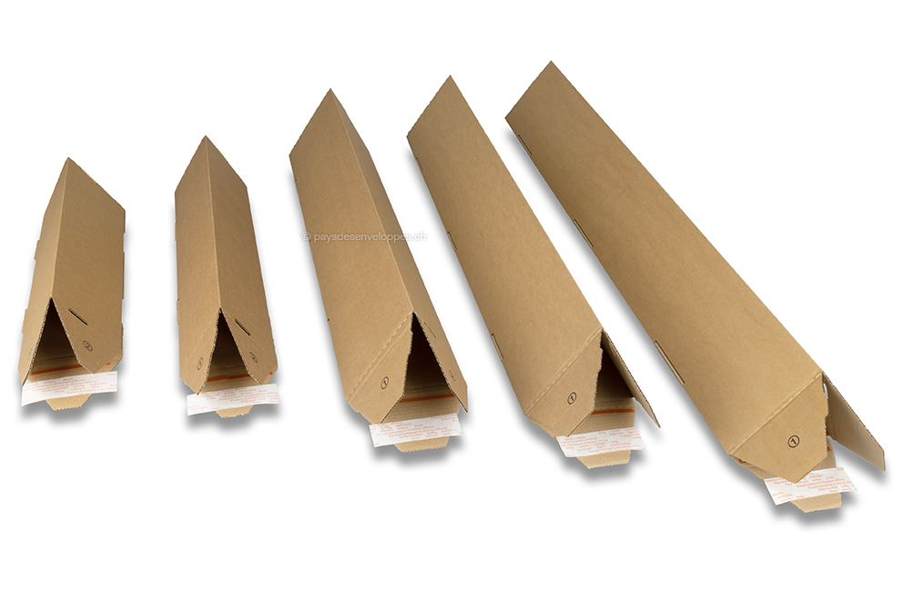 Tubes d'expédition triangulaires TriStar - Toute la gamme