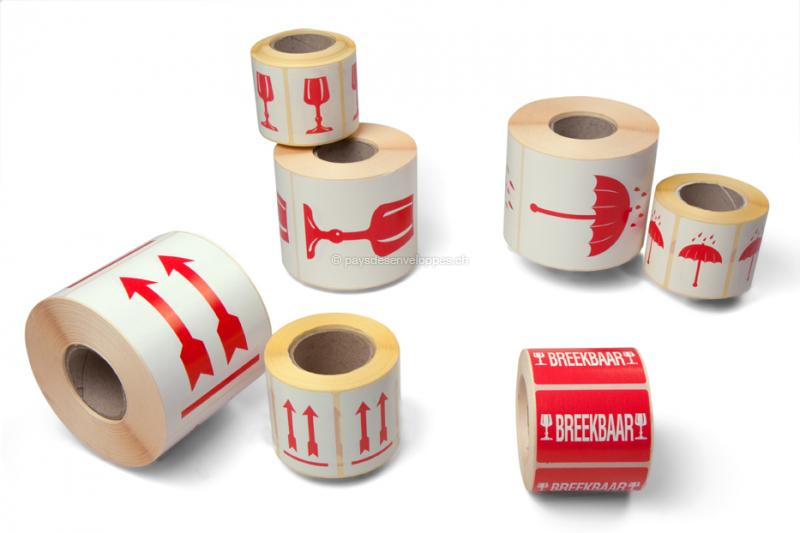 L'ensemble des étiquettes d'avertissement