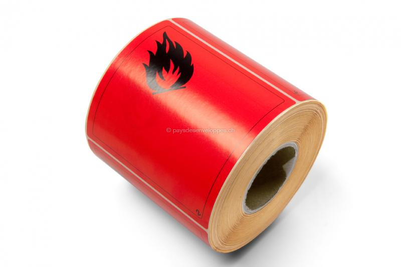 Étiquettes d'avertissement - Inflammable